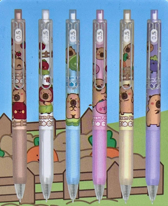BC mini Capybara - 1pc Gel Pen Vol.4 Blind Box