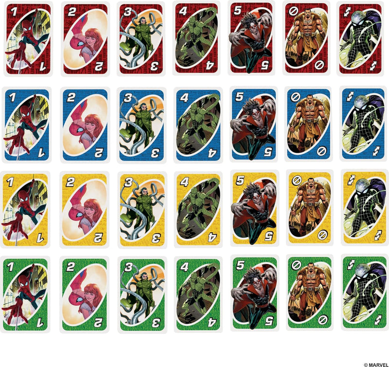 Cargue la imagen en el visor de la galería, UPD Mattel Marvel Spiderman - Uno Playing Cards
