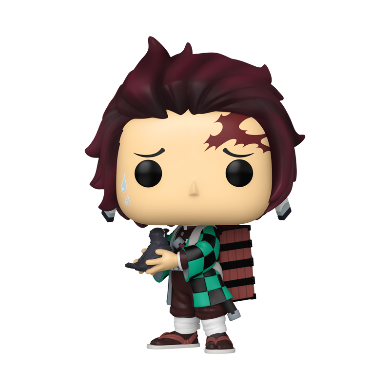 Load image into Gallery viewer, Funko POP! Animation: Demon Slayer - Tanjiro With Crow Vinyl Figure
