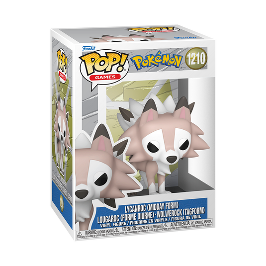 Funko POP! Games: Pokemon - Lycanroc (Midday Form) Vinyl Figure