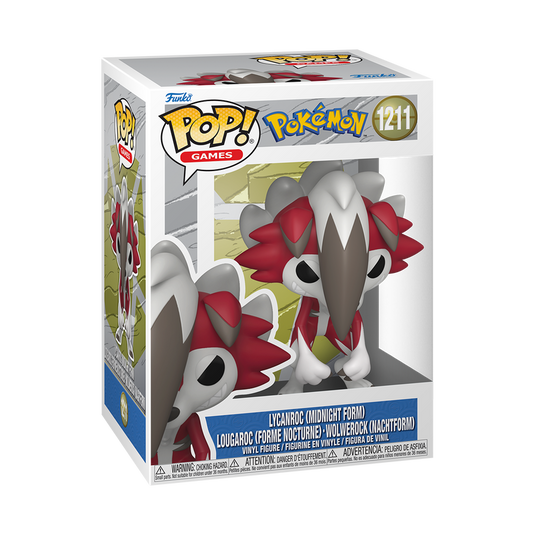 Funko POP! Games: Pokemon - Lycanroc (Midnight Form) Vinyl Figure