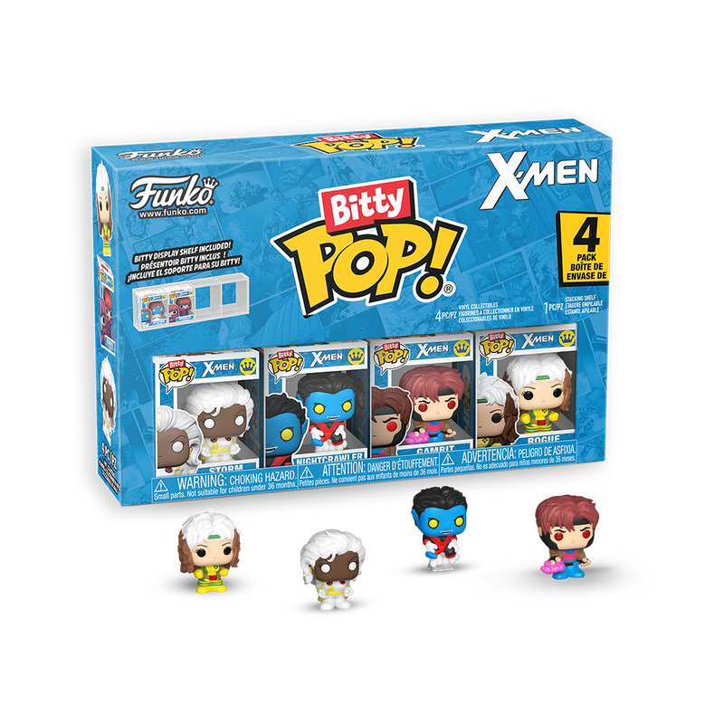 Chargez l'image dans la visionneuse de la galerie, Funko Bitty POP!: Marvel - X-Men Characters 4 Pack vinyl Figure
