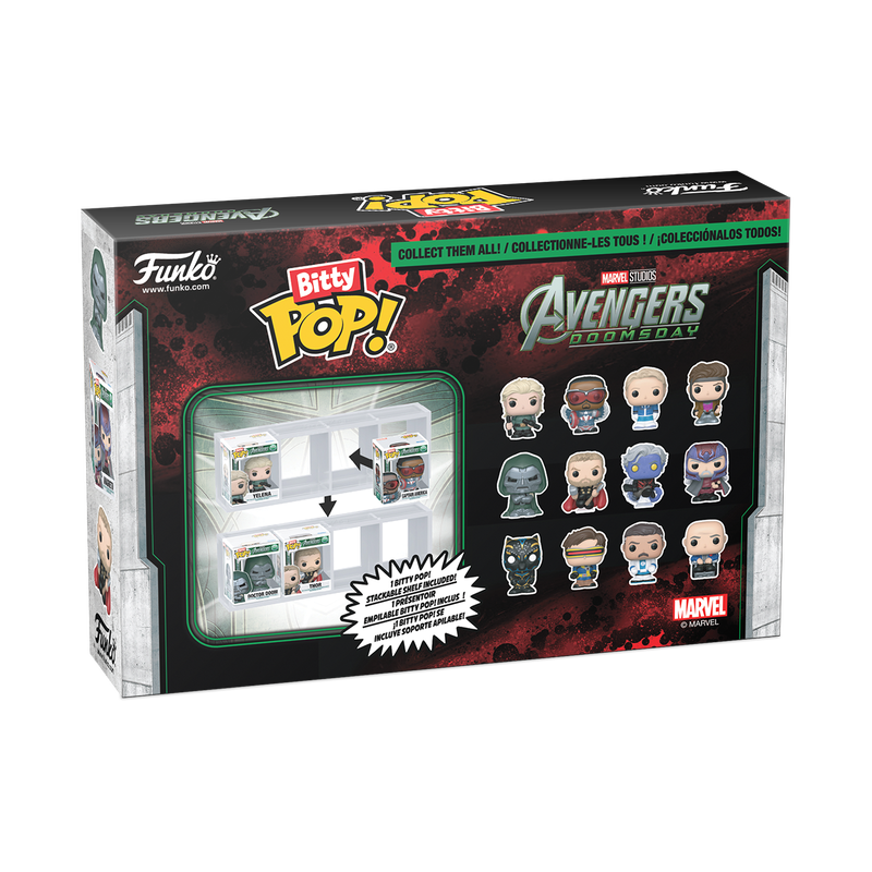 Cargue la imagen en el visor de la galería, Marvel Bitty Pop! Avengers: Doomsday 4-Pack Series 2-3
