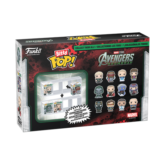 Marvel Bitty Pop! Avengers: Doomsday 4-Pack Series 2-3