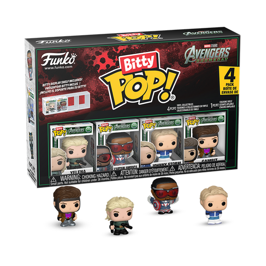 Marvel Bitty Pop! Avengers: Doomsday 4-Pack Series 1- 2-3