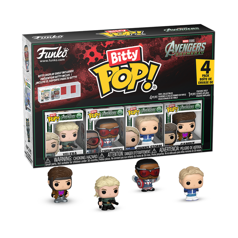 Load image into Gallery viewer, Marvel Bitty Pop! Avengers: Doomsday 4-Pack Series 1- 2-3

