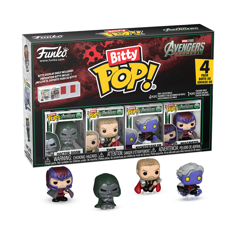 Cargue la imagen en el visor de la galería, Marvel Bitty Pop! Avengers: Doomsday 4-Pack Series 2-3

