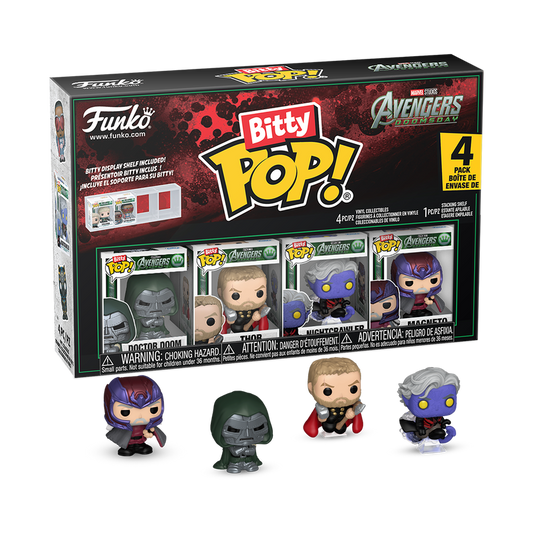 Marvel Bitty Pop! Avengers: Doomsday 4-Pack Series 2-3