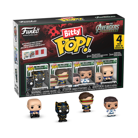 Marvel Bitty Pop! Avengers: Doomsday 4-Pack Series 2-3