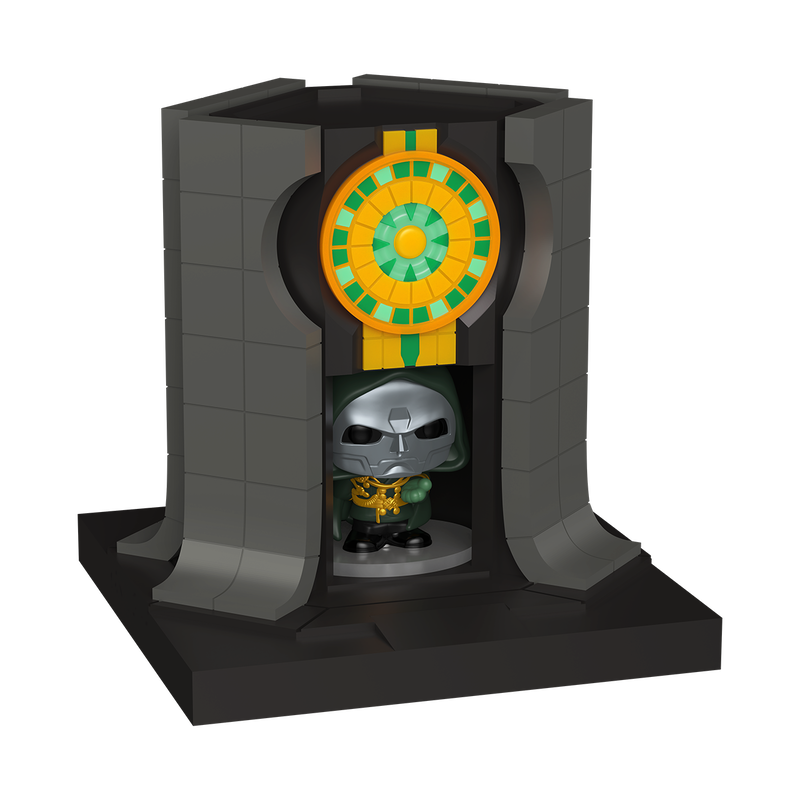 Load image into Gallery viewer, Bitty Pop! Towns Lord Doom and Doomstadt Tower

