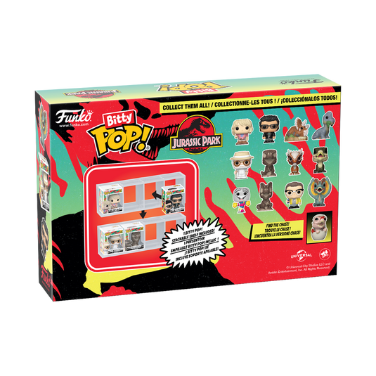 Funko Bitty POP!: Jurassic Park 4-Pack Series 1 Vinyl Figure