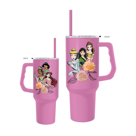 Disney Princess Floral Sparkles 40oz Stainless Steel Tumbler