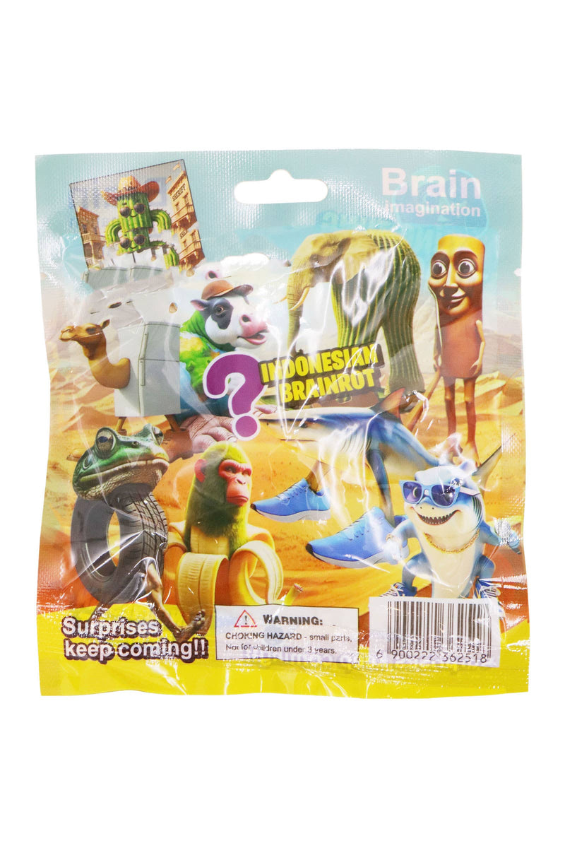 Cargue la imagen en el visor de la galería, Cap Zone Brain Rot - 1pc Playing Card  and Figurine Blind Bag
