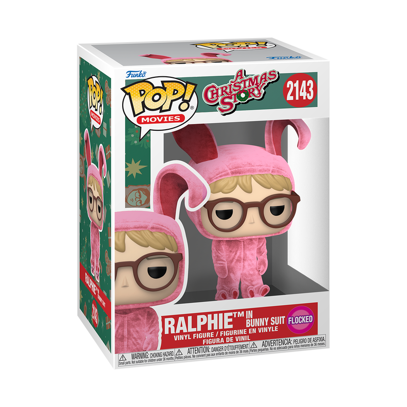 Load image into Gallery viewer, Funko POP! Movies A Christmas Story - Ralphie in Bunny Suit (Flocked) Vinyl Figure
