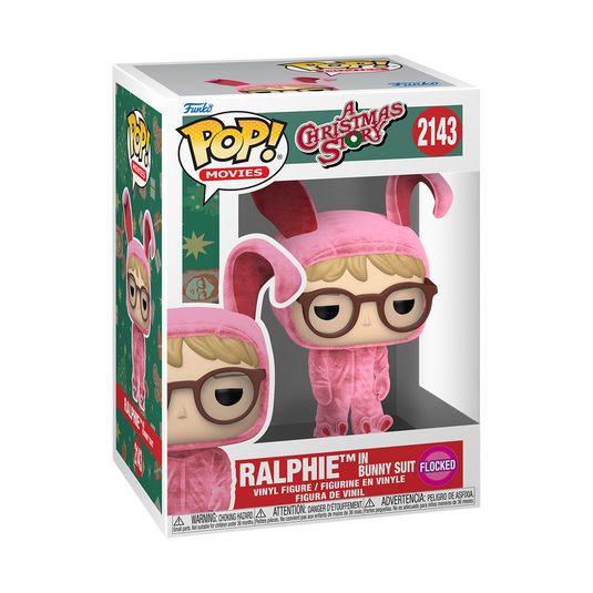 Funko POP! Movies A Christmas Story - Ralphie in Bunny Suit (Flocked) Vinyl Figure