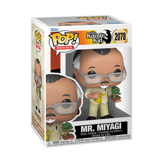 Funko Pop! Movies:The Karate Kid  Mr. Miyagi with Bonsai Tree