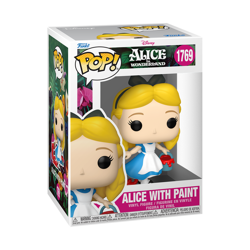 Load image into Gallery viewer, Funko POP! Disney: Alice in Wonderland 70th - Alice with Paint Vinyl Figure
