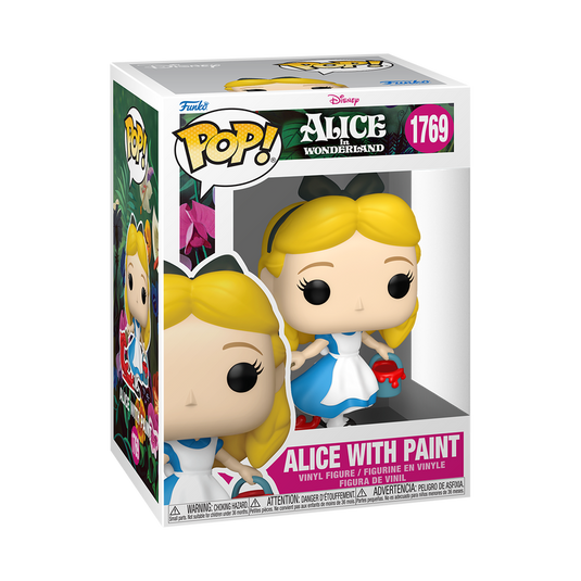 Funko POP! Disney: Alice in Wonderland 70th - Alice with Paint Vinyl Figure