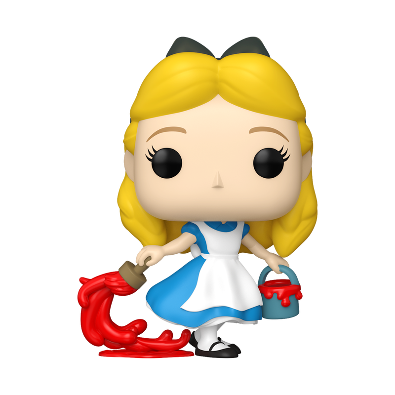 Load image into Gallery viewer, Funko POP! Disney: Alice in Wonderland 70th - Alice with Paint Vinyl Figure
