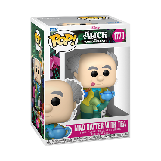 Funko POP! Disney: Alice in Wonderland 70th - Mad Hatter with Tea Vinyl Figure