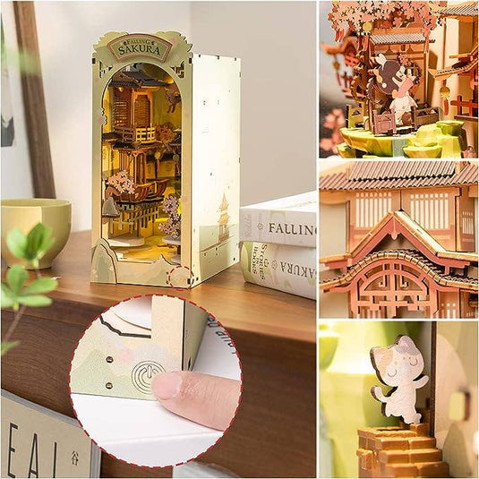 Robotime: Falling Sakura - DIY Book Nook Kits 3D Puzzle