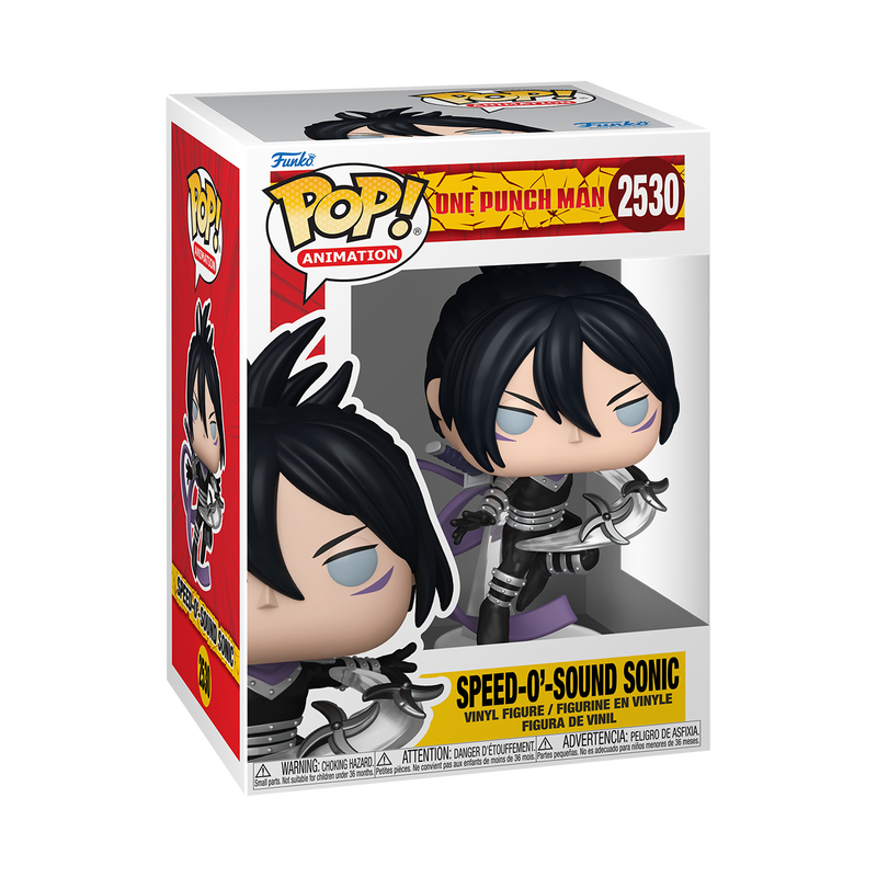 Load image into Gallery viewer, Funko POP! Animation: One Punch Man - Speed-O'-Sound Sonic Vinyl Figure
