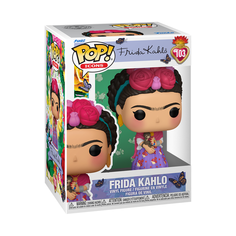Chargez l'image dans la visionneuse de la galerie, Funko POP! Icons: Frida Kahlo - Frida Kahlo Vinyl Figure

