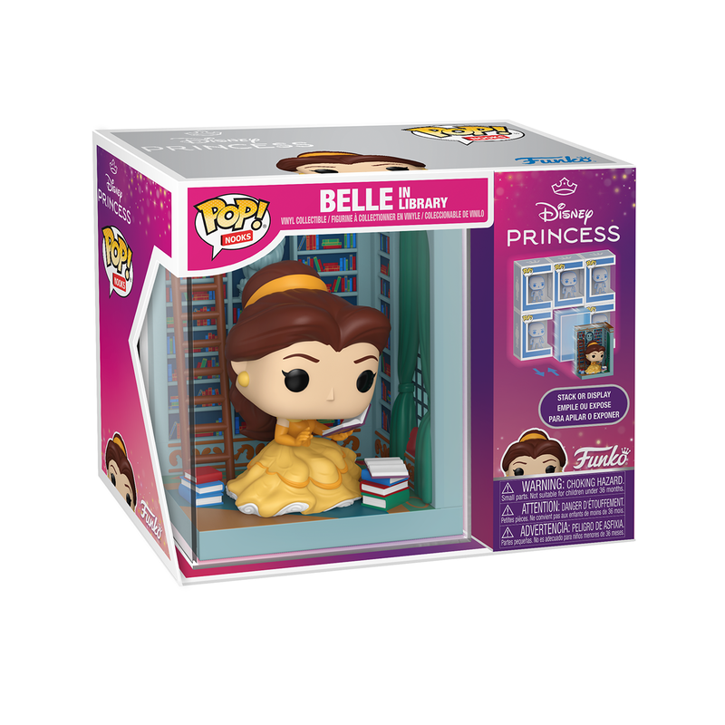 Chargez l'image dans la visionneuse de la galerie, Pop! Nooks Disney Beauty and the Beast Belle in Library

