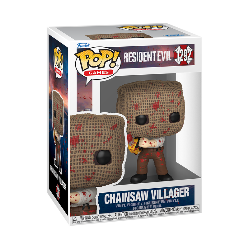 Load image into Gallery viewer, Funko POP! Games: Resident Evil - Chainsaw Villager Bloody Vinyl Figure
