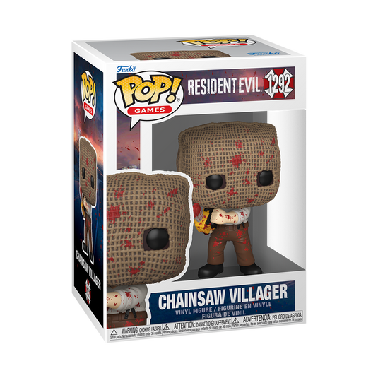 Funko POP! Games: Resident Evil - Chainsaw Villager Bloody Vinyl Figure