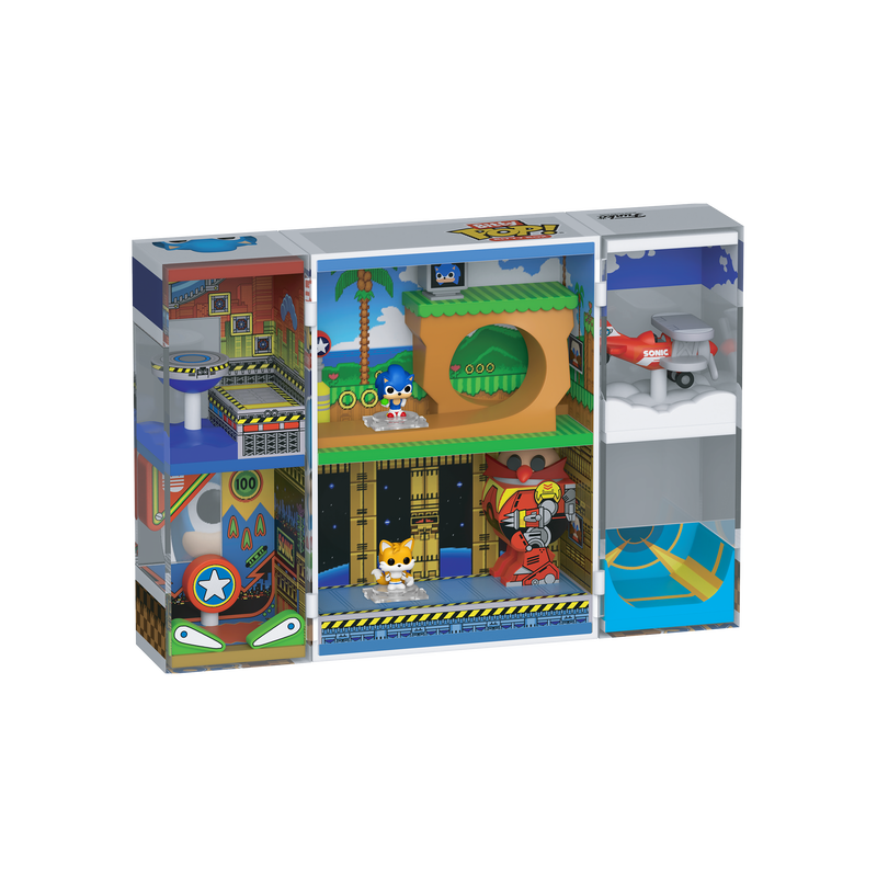Cargue la imagen en el visor de la galería, Funko Bitty POP!: Bitty Box Sonic The Hedgehog - Sonic 2 Diorama Set Vinyl Figure
