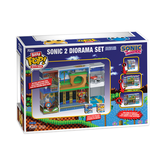 Funko Bitty POP!: Bitty Box Sonic The Hedgehog - Sonic 2 Diorama Set Vinyl Figure