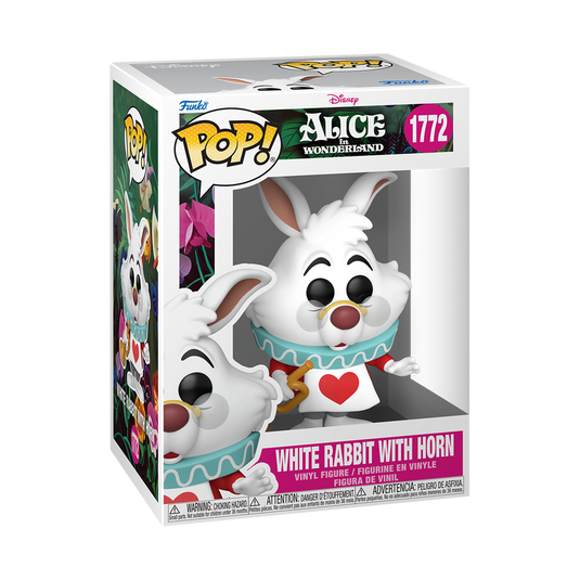 Funko POP! Disney: Alice in Wonderland 70th - White Rabbit With Horn Vinyl Figure