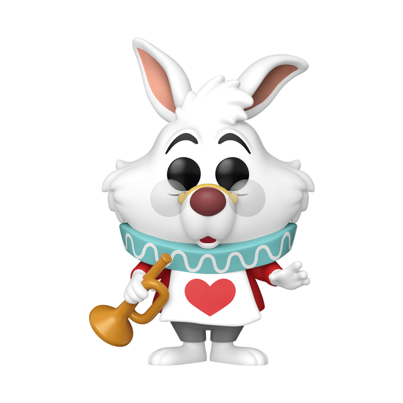 Chargez l'image dans la visionneuse de la galerie, Funko POP! Disney: Alice in Wonderland 70th - White Rabbit With Horn Vinyl Figure
