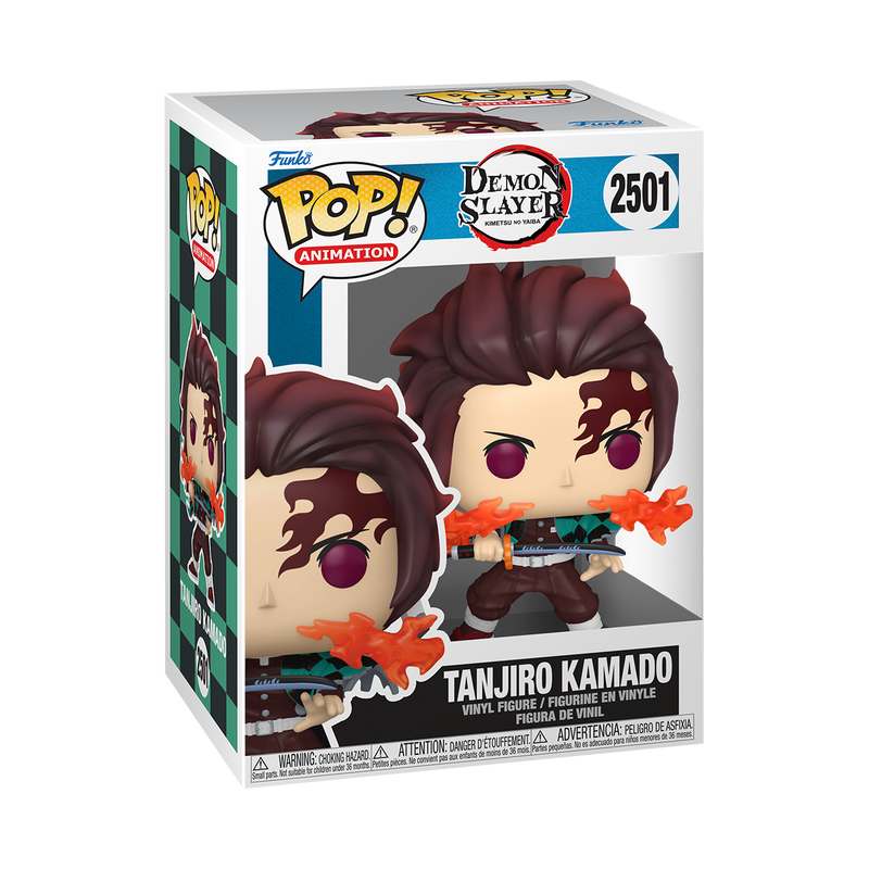 Cargue la imagen en el visor de la galería, Funko POP! Animation: Demon Slayer - Tanjiro Kamado Fire Breathing Vinyl Figure
