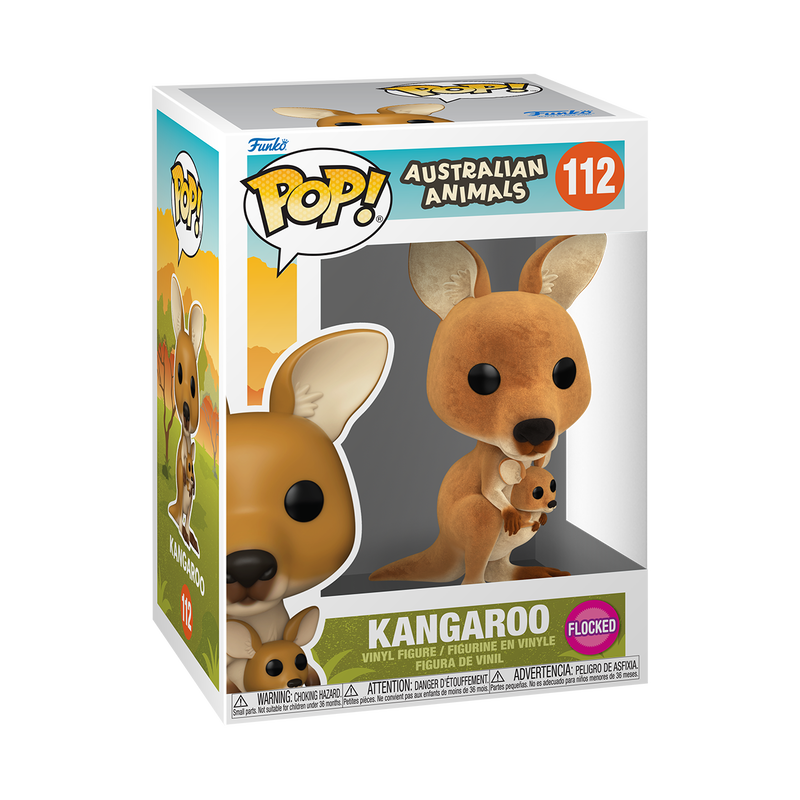 Load image into Gallery viewer, Funko POP! Australian Animals - Kangaroo (Flocked) Vinyl Figure
