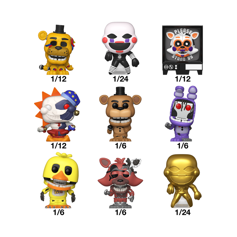 Load image into Gallery viewer, Funko Bitty POP!: Five Nights at Freddy’s - Series 2 Vinyl Figure 1pc Mystery Bag

