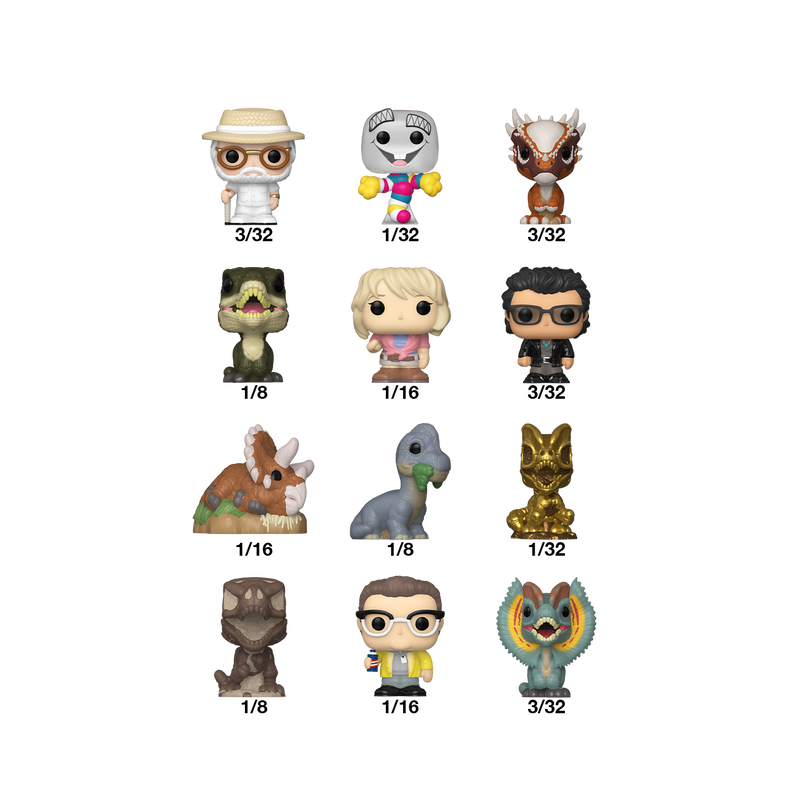 Chargez l'image dans la visionneuse de la galerie, Funko Bitty POP!: Jurassic Park - Jurassic Park Characters 1pc Vinyl Figure Mystery Bag
