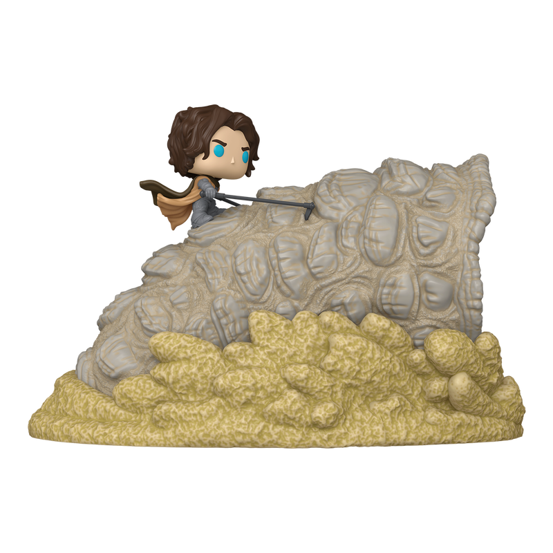 Load image into Gallery viewer, Funko Pop! Moment Movies: Dune - Paul Atreides with Sandworm Vinyl Figure
