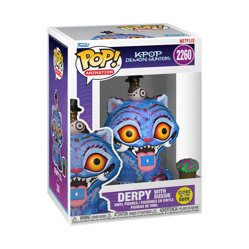 Cargue la imagen en el visor de la galería, Funko POP! Animation: KPop Demon Hunters - Derpy with Sussie (Glow) Vinyl Figure
