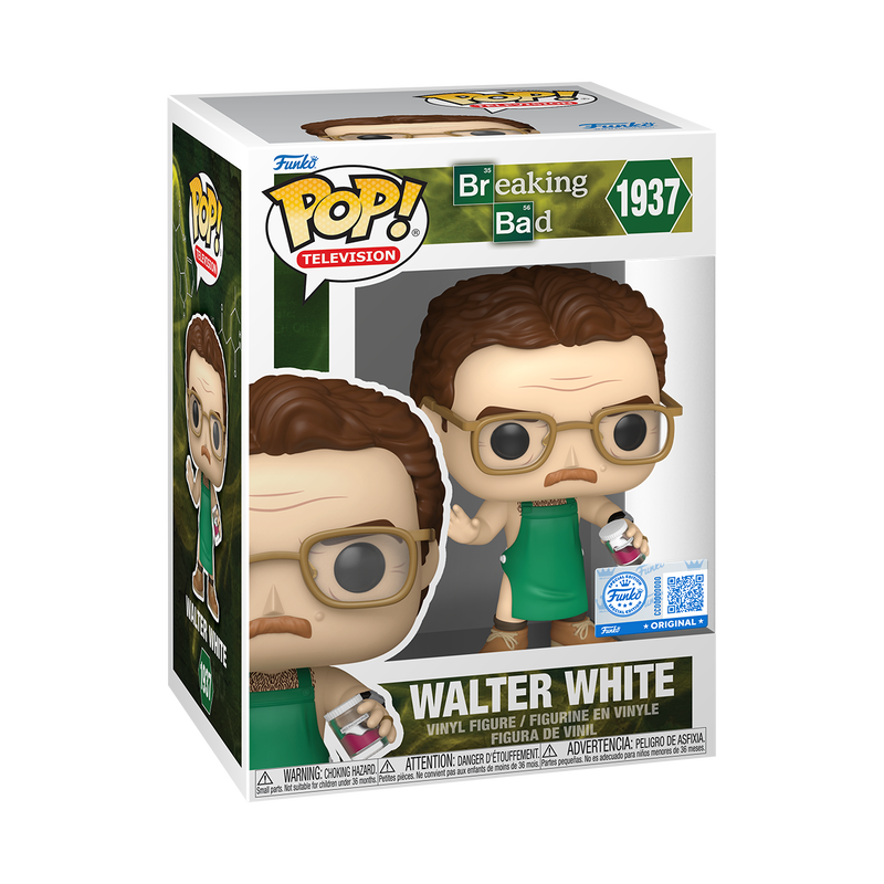 Cargue la imagen en el visor de la galería, Funko POP! Television: Breaking Bad - Walter White in Green Apron Vinyl Figure

