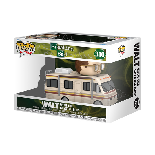 Funko POP Ride! Breaking Bad - Walt with the Crystal Ship Vinyl Figure