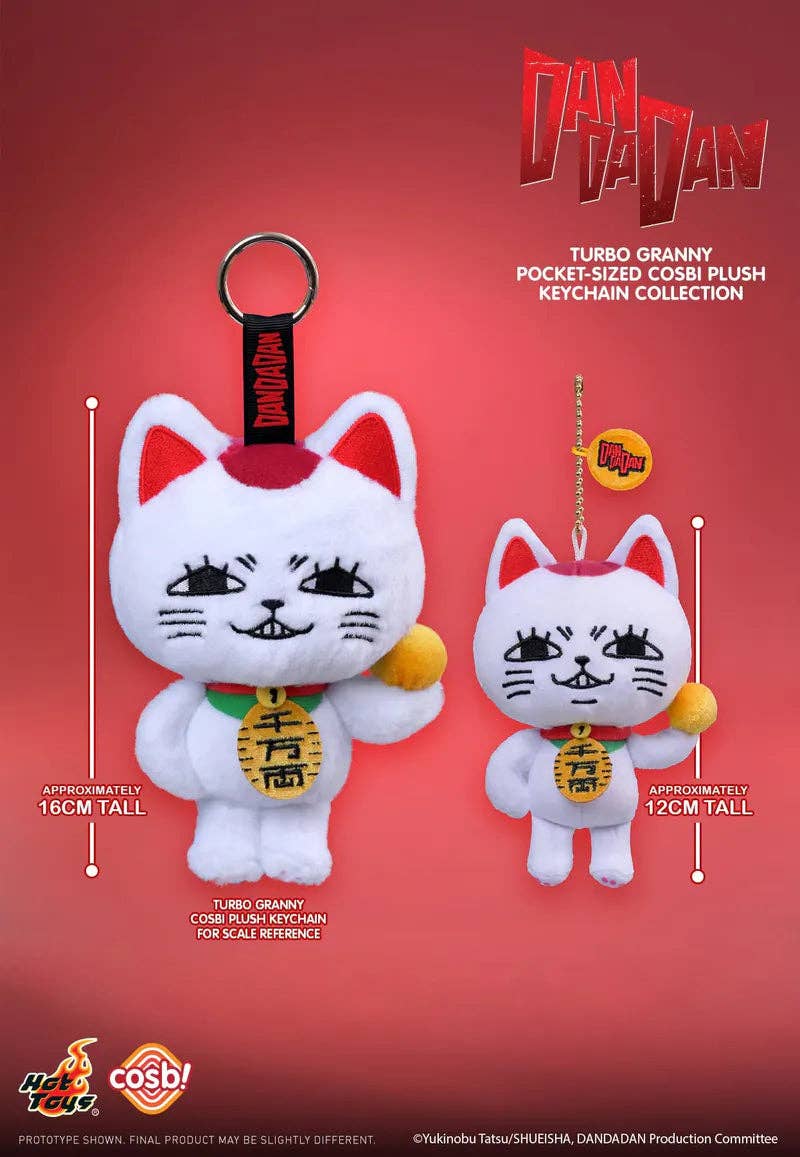 Chargez l'image dans la visionneuse de la galerie, Hot Toys Dan da Dan Turbo Granny Pocket Size Cosbi 1Pc Plush Keychain Blind Box
