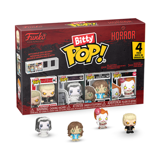 Funko Bitty POP!: Warner Bros. - Horror Characters 4-Pack Series 1 Vinyl Figure