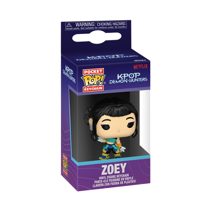 Cargue la imagen en el visor de la galería, Funko POP! Keychain: Animation KPop Demon Hunters - Zoey Vinyl Figure
