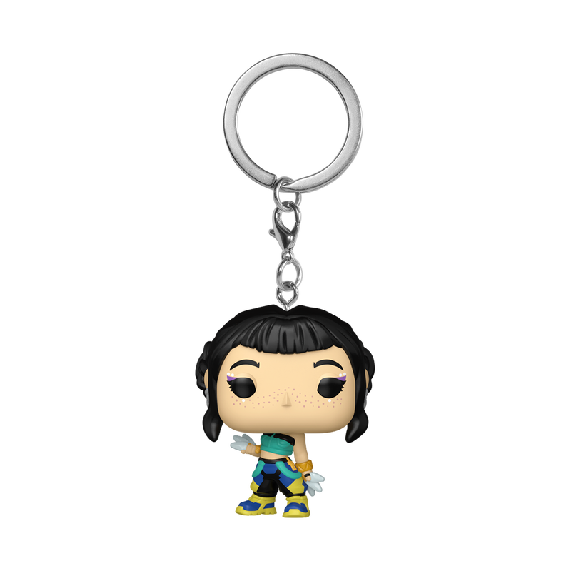 Cargue la imagen en el visor de la galería, Funko POP! Keychain: Animation KPop Demon Hunters - Zoey Vinyl Figure
