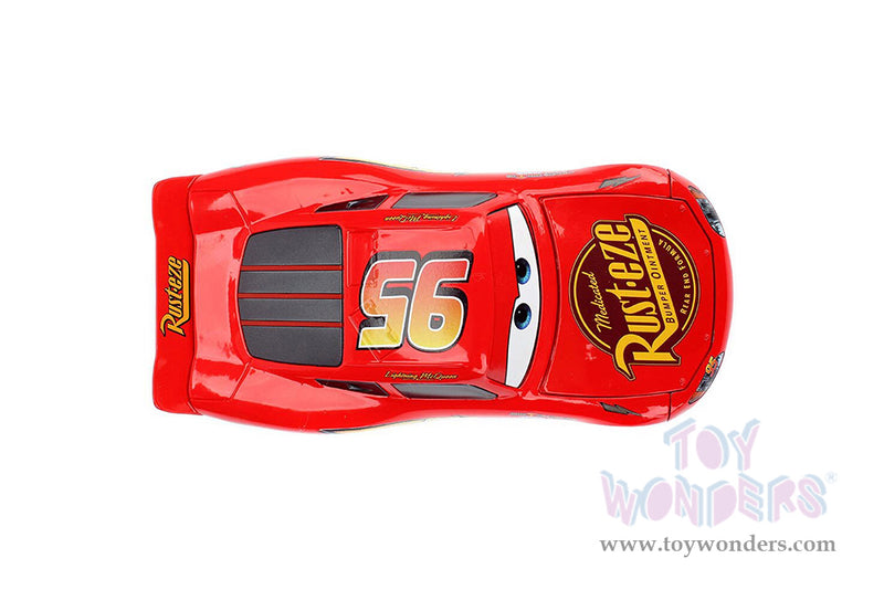 Load image into Gallery viewer, Jada Toys - Hollywood Rides: Lightning McQueen #95 Red with Extra Wheels Disney &amp; Pixar Figurine 1:24 Scale Car
