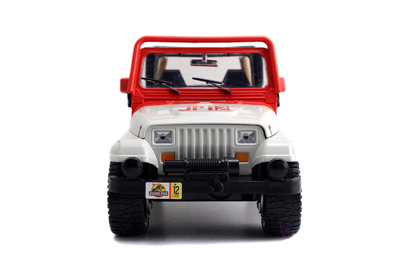 Chargez l&#39;image dans la visionneuse de la galerie, Hollywood Rides: Jurassic World - Jeep® Wrangler 1992 1/24 Scale Diecast Jada Toys Figure
