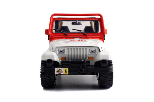 Hollywood Rides: Jurassic World - Jeep® Wrangler 1992 1/24 Scale Diecast Jada Toys Figure