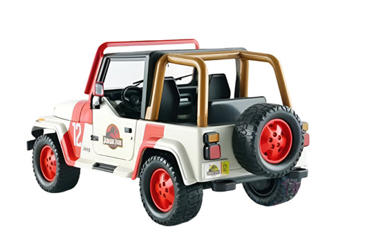 Hollywood Rides: Jurassic World - Jeep® Wrangler 1992 1/24 Scale Diecast Jada Toys Figure